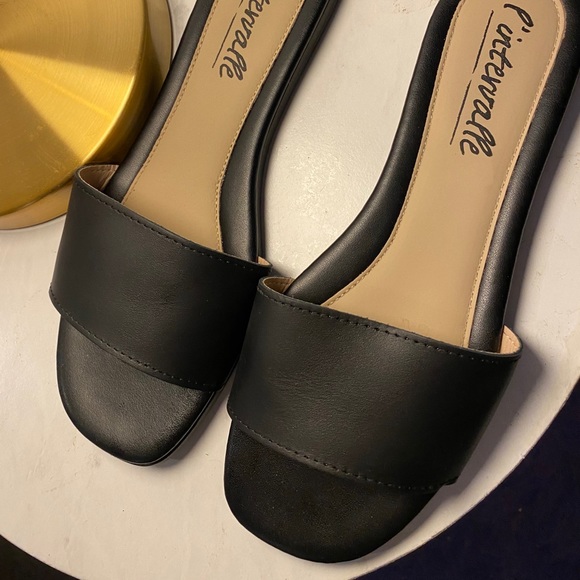 L’Intervalle black flat slides - size 40 (10) - Picture 2 of 3